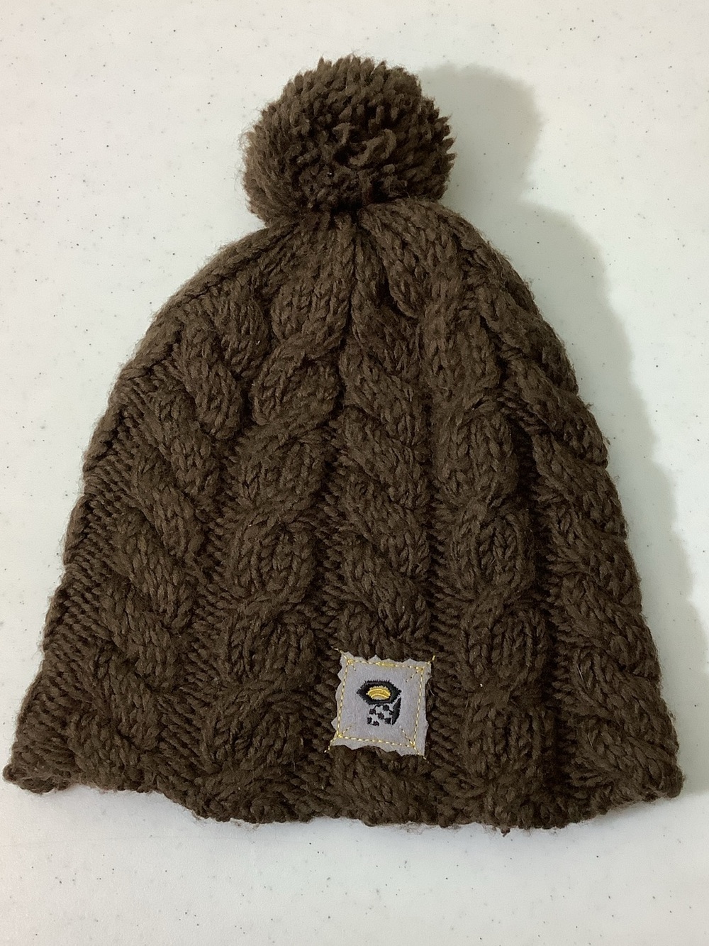 Mountain Hardware brown knit beanie